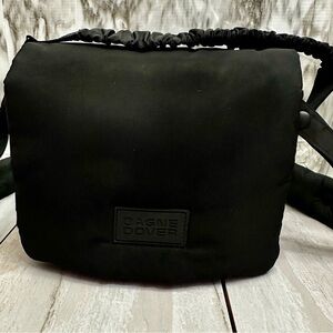 Dagne Dover Black Kitty Puff Crossbody Multi Compartment Travel Gorpcore Granola